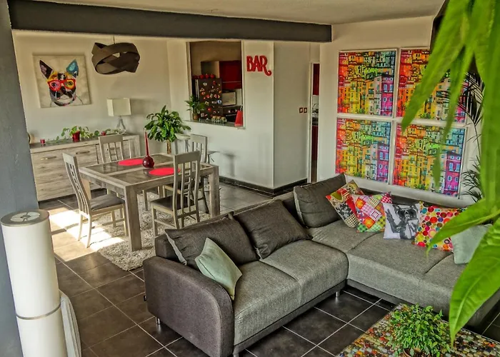 Le Patchwork-Loft Calme Et Cozy+Parking Prive
